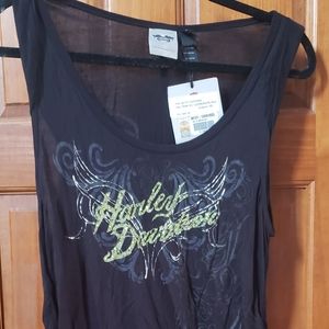 HD Black Muscle Tee